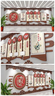 中醫文化墻圖片素材 原創中醫文化墻設計模板下載 qqcd66cb3f7087a設計師作品 